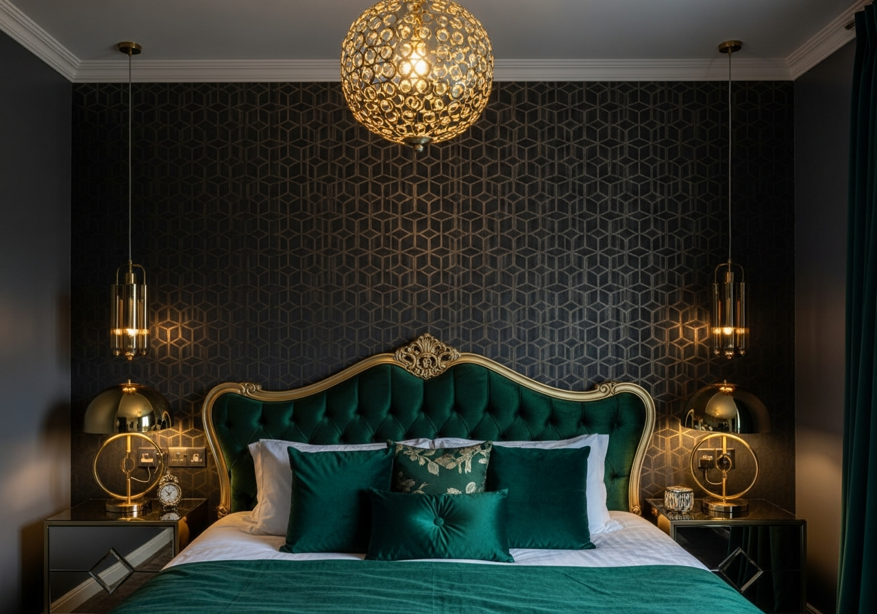 Dark Luxe Bedroom